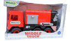 Wader Middle Truck Śmieciarka czerwona 32113